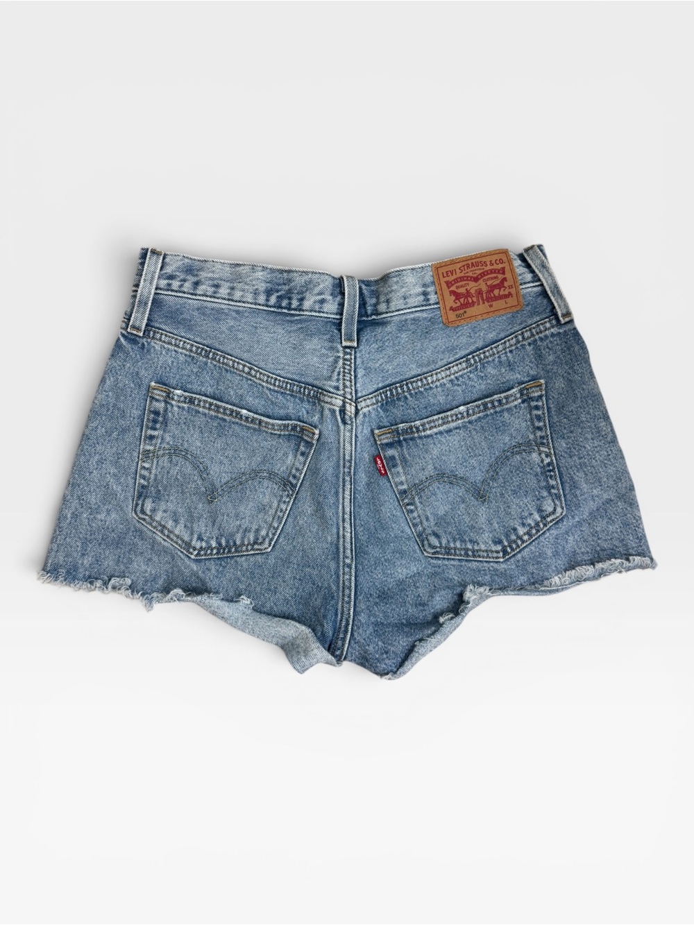 Levi’s 501 Original High Rise Denim Cutoff Shorts "Micro Vibes" Size 29